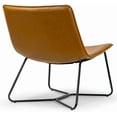 thumbnail image 3 of Heavenly Collection Accent Chair, PU Chair, PU Chair with Black Metal Frame, Lounge Chair, PU Lounge Chair, Living Room Chair, Dining Room Chair, Studio Chair, Restaurant Chair, Indoor Chair, 3 of 7
