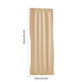 thumbnail image 3 of Rbaofujie High-Precision Solid Color French Door Window Curtains Rod-Pocket Design for Sliding Ideal for Window and Doors, 3 of 8