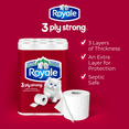 thumbnail image 2 of Royale 3 Ply Strong Toilet Paper, 12 Equal 24 Bathroom Tissue Rolls, 2 of 4