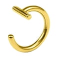 thumbnail image 1 of EIGTHTAIL Gold 1.0*8mm Personalized Hole-Free False Lip Studs  Lip Clips  Lip Rings  Piercing Titanium Steel  Stainless Steel Jewelry  Nose Studs  Nose Rings, 1 of 5
