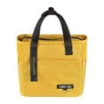 thumbnail image 1 of WIFKLSIIPG Sac Bento Portatif pour la Maison, Réfrigéré, Isolé, Sac de Pique-Nique Extérieur, Personnel, Étudiant, Style Simple, Sac à Lunch (Jaune), 1 of 4