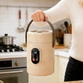 thumbnail image 4 of FEISHENTT Mini Electric Cooker with Visual Lid Portable Stewing Cooking Pot for Rice Eggs Noodles Porridge, 4 of 7