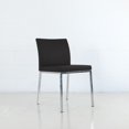 thumbnail image 1 of Kahlo Modern Leatherette & Stainless Steel Side Chair - Contract Grade, 1 of 5