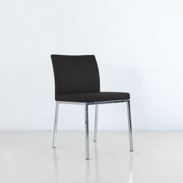 Kahlo Modern Leatherette & Stainless Steel Side Chair - Contract Grade
