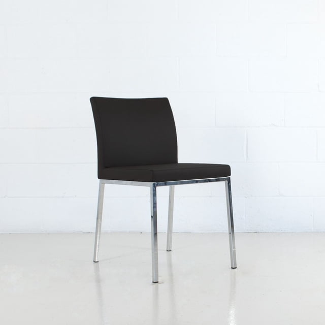 Kahlo Modern Leatherette & Stainless Steel Side Chair - Contract Grade