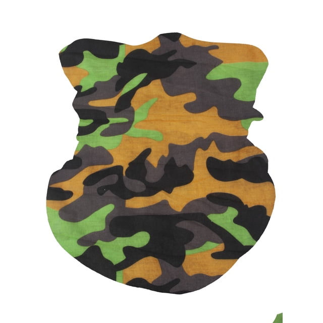 Top Headwear Face Covering Neck Gaiter - Foliage Camo
