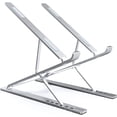 thumbnail image 1 of Laptop Stand, Adjustable ABS plastic Notebook Stand，Portable Foldable Laptop Holder for Desk Compatible with All 10-15.6in Laptops, 1 of 5