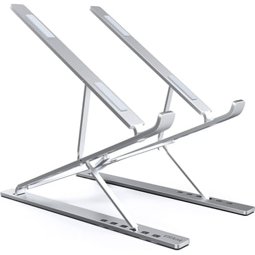 Laptop Stand, Adjustable ABS plastic Notebook Stand，Portable Foldable Laptop Holder for Desk Compatible with All 10-15.6in Laptops