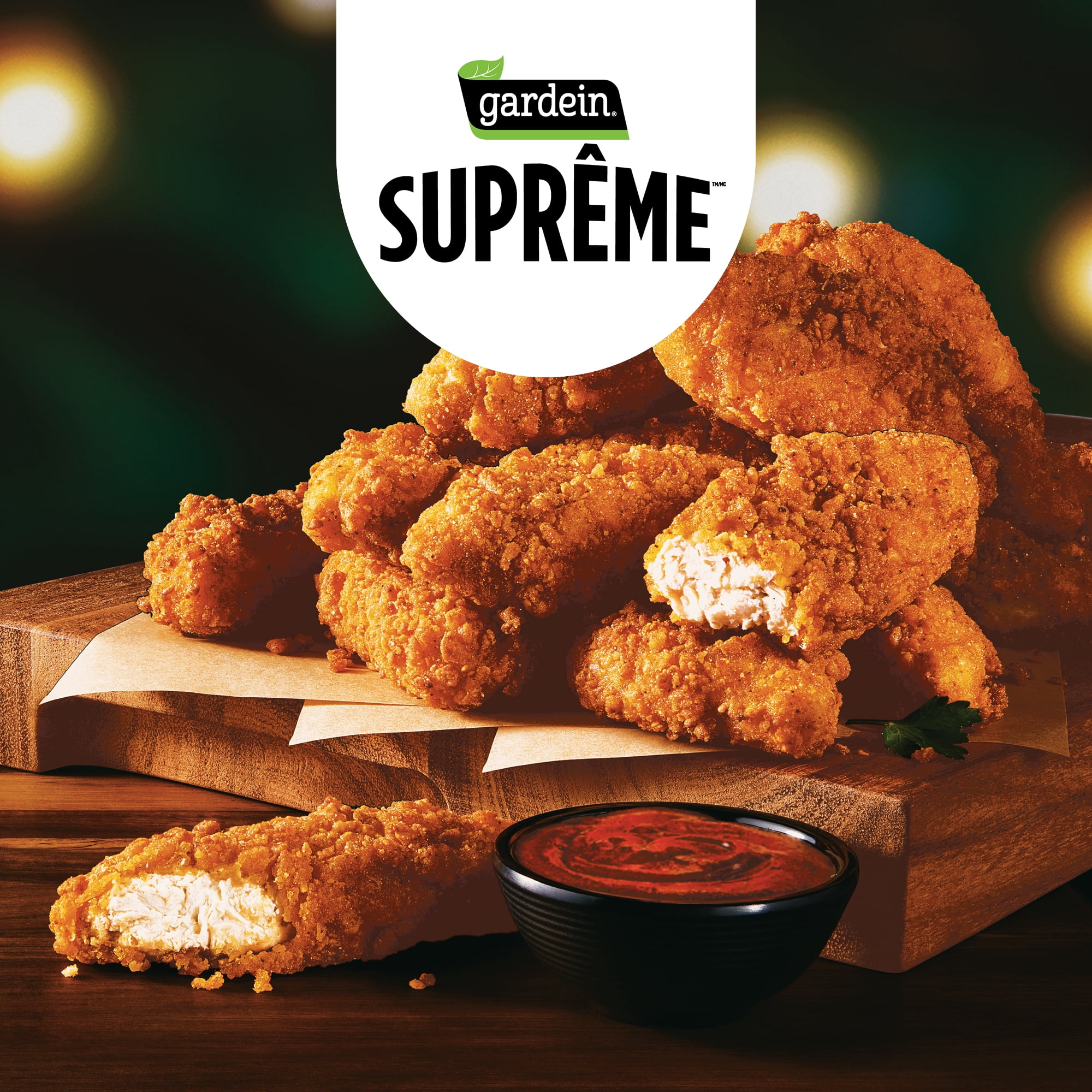Gardein Suprême Repas Filets de Végé-Poulet, Dîner glacé & Repas surgelé, À base de Plantes, Végétalien, 15g de Protéines Source de fer 425g
