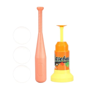 Yinanstore Machine de Lancer de Baseball Entraînement de Baseball Pratique avec, 3 Balles et Ensemble de T-Ball Machine de Lancer pour Pelouse Filles Garçons