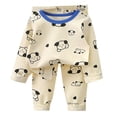 thumbnail image 1 of WEAIXIMIUNG Christmas Solid Color Children's Hoodie Set With Thick Fall And Winter Homewear Pajamas 90-100cm, 1 of 5