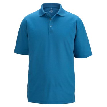 Polo à Manches Courtes Haute Performance pour Hommes à Boutons-Pression devant