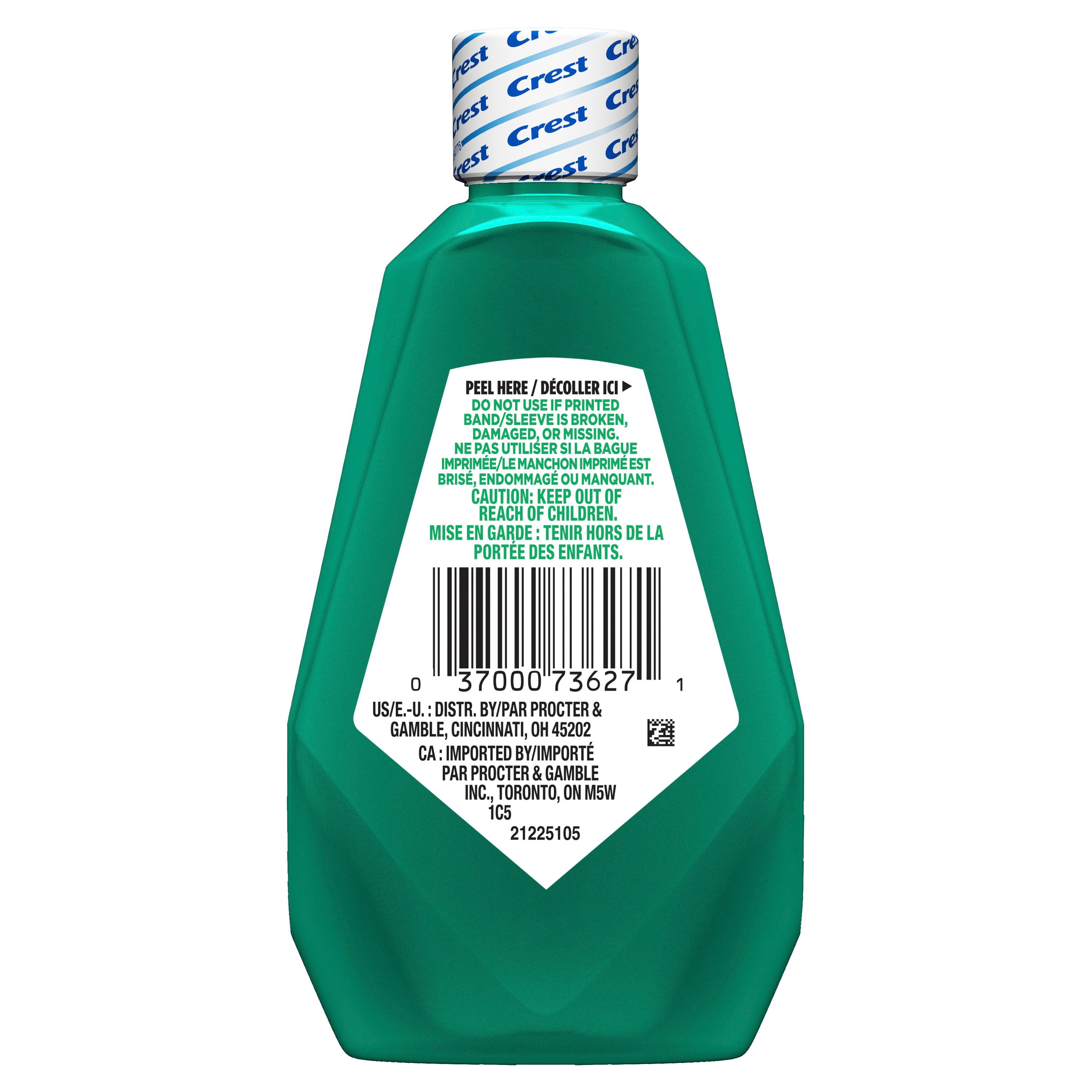 Rince-bouche Crest Scope Invincible, Menthe forte, 100 mL