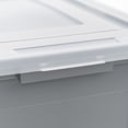thumbnail image 4 of IRIS Snap Tight Plastic File Organizer Box Gray 3 Pack, 4 of 6
