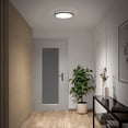thumbnail image 2 of Artika Modern LED 13 In. Flush Mount Ceiling Light Fixture, Matte Black, 2 of 8