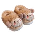 thumbnail image 1 of Fall/Winter Savings! SROBPTY Girl's Slippers, Winter Children Add Non Keep Warm Homepers, 1 of 5
