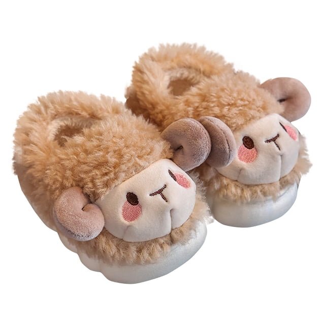 Fall/Winter Savings! SROBPTY Girl's Slippers, Winter Children Add Non Keep Warm Homepers