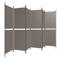 thumbnail image 2 of vidaXL 6-Panel Room Divider Anthracite 300x220 cm Fabric, 2 of 5