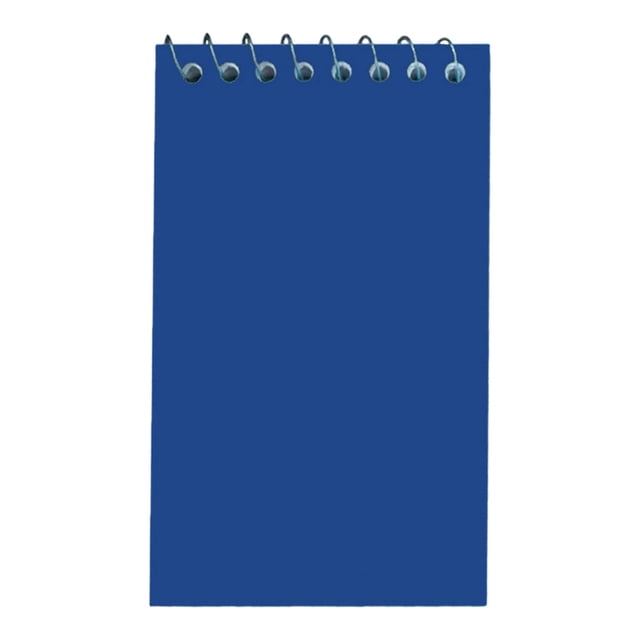 Memo Top Wire Bound 3x5 Inch Pocket Notepad College Ruled Small Notebooks 3x5 Small Spiral Notebook Assorted Primary Colors 50 Sheets 100 Pages