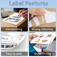 thumbnail image 4 of UTAH-Printable Sticker Paper, Full Sheet Vinyl White Sticker Labels, Shipping Labels for Laser&Inkjet Printers, 8.5\u201d x 11\u201d Adhesive Shipping Label Stickers, 50 Labels., 4 of 4