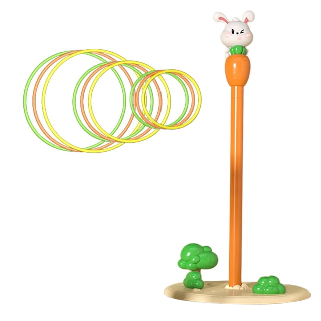 Rings Toss Game for Kids Toss Game Outdoor Games Throwing Game for Birthday Gift rabbit