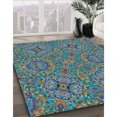 thumbnail image 3 of Ahgly Company Tapis d'Intérieur Lavable en Machine Carré Gris Transitionnel, 3 Pieds Carré, 3 of 7