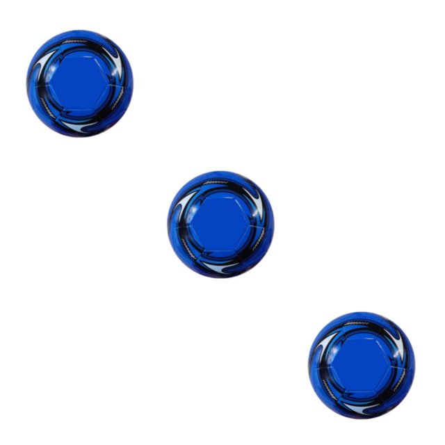 Thinsony Waterproof PVC Football Ball Competitive Game Soccer Ball For Kids Fun Football Training Soccer Ball Blue 3Set
