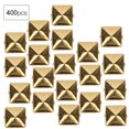 thumbnail image 3 of Cergrey Square Spike Rivets,400 Sets 4MM-7MM DIY Leathercraft Spike Rivets Square Spike Studs Bags Shoes Belt Accessories,Spike Rivets, 3 of 7