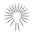 thumbnail image 4 of 20Pcs Golfing Tees Golf Tees Golf Ball Holder for Exercise Decrease Balls Rotary Black, 4 of 9