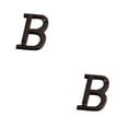 thumbnail image 2 of relayinert Durable And Rustproof Metal House Number Plaque Impeccable Door Decoration Easy To Install Metal Letters House Numbers B17--B 2Set, 2 of 6