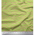thumbnail image 1 of Soimoi Japan Crepe Satin Fabric Flamingo Bird Decor Fabric Printed Yard 42 Inch Wide, 1 of 3