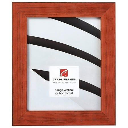 Craig Frames Jasper Picture Frame, 8 x 11 Inch, Country Bourbon Orange