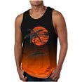thumbnail image 1 of Styesk Débardeurs Hommes Mode Décontractée Impression Dégradée Pull Col Rond Sport, 1 of 2
