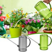 Fufafayo 2Pcs Gardening Watering Pot, 1L Watering Can for Plants and Flowers, Long Spout Watering Pot for Indoor and Outdoor Garden Use, Durable Plastic Watering Can for Home Gardening, Patio or