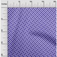 thumbnail image 2 of oneOone Georgette Viscose Indigo Blue Fabric Geometric Craft Projects Decor Fabric Printed by The Yard 42 Inch Wide, 2 of 4
