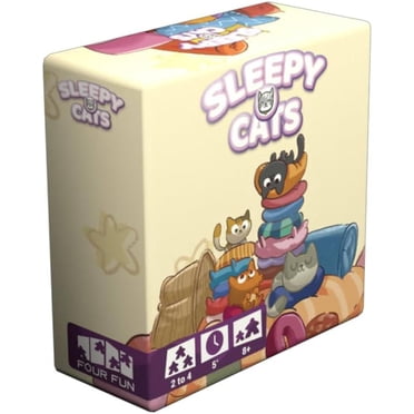 Sleepy Cats – Jeu de cartes familial relaxant – Version anglaise