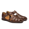 thumbnail image 1 of Stay Comfortable And Protected Men's Closed Toe Sport Sandals Handcrafted Leather Sandal, 1 of 1