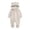 Beige, variant on Japceit Mittens for Newborn Baby Boy Gift for Newborn Baby Boy Newborn Baby Footie Romper Winter Onesie Warm Hooded Romper Jumpsuit Outfits for Girls Boys Baby Boy Newborn Clothes