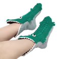 thumbnail image 4 of Knitted Crocodile Socks 3D Animal Socks Knitting Pattern Socks Fun Christmas Gift to Kids Adults, 4 of 5