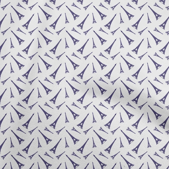 oneOone Rayon Dark Purple Fabric Travel Sewing Material Print Fabric By The Yard 56 Inch Wide