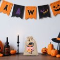 thumbnail image 3 of Halloween Home Textile Storage Drawstring Bag Glow In The Dark Linen Pouch for Candy Jewelry Perfume Trick Or Party Supplies, 3 of 6