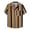 Blue, variant on XZNGL Denim Shirt Men Men Casual Buttons Beach Non-Positioning Striped Print Turndown Short Sleeve Shirt Blouse Shirt for Men Casual