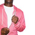 thumbnail image 4 of American Apparel Sweat à Capuche Zippé en Polaire Flex Unisexe, TTP, Rose Profond, 4 of 6