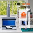 thumbnail image 3 of KFFKFF Airbrush Painting Booth,Mobile Artwork Airbrush Paint Spraying Booth Set with 4 LED Illumination,Robust Twin Exhaust Fans,Rotating Platform and 6 ft Extension Tube,for Model Painting,Artistic, 3 of 9