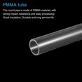thumbnail image 4 of Unique Bargains Tuyau Acrylique Transparent Rigide Tube Rond 30mm ID 40mm OD 6 Pouces pour Lampes et Lanternes Système de Refroidissement par Eau, 4 of 6