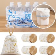 15/75 Count Drawstring Trash Bags Cartoon Pattern Thickened Garbage Bags 19.7" X 17.7"Unscented Trash Bags For Kitchen Bathroom Waste Liners