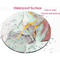 thumbnail image 3 of Round Mousepad, Beach Sunrise or Sunset Mouse Pad, Premium-Textured Small Mouse Mat with Waterproof Non-Slip Rubber Base for Laptop Computer Office Desk Accessories,7.9 x 7.9 inch, 3 of 4