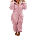 thumbnail image 1 of MesaSe Cartoon en Peluche pour Femmes Pyjama 3D Ear, 1 of 6