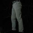 thumbnail image 3 of RXIRUCGD Mens Fashion Solid Multiple Pockets Multi Multifunctional Work Trousers Pants, Green, Size: S, 3 of 7