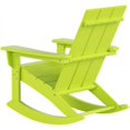 thumbnail image 4 of Palms Modern Adirondack Plastic Outdoor Rocking Chairs (Set of 4), 4 of 8